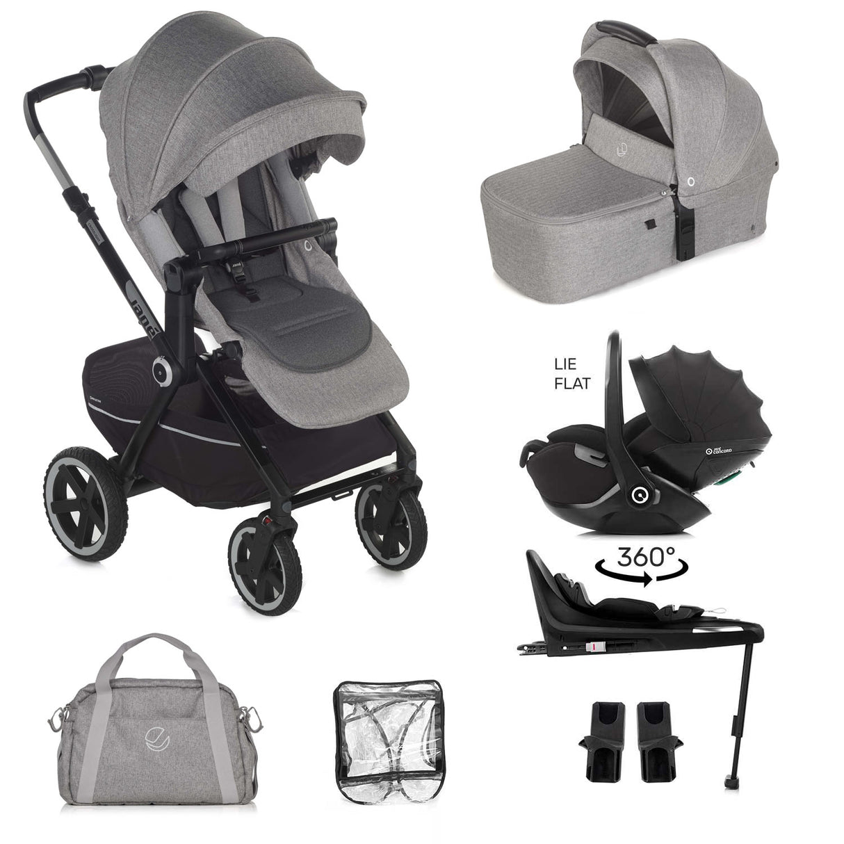 Jane Crosslight 3 + Kombibaby Travel System