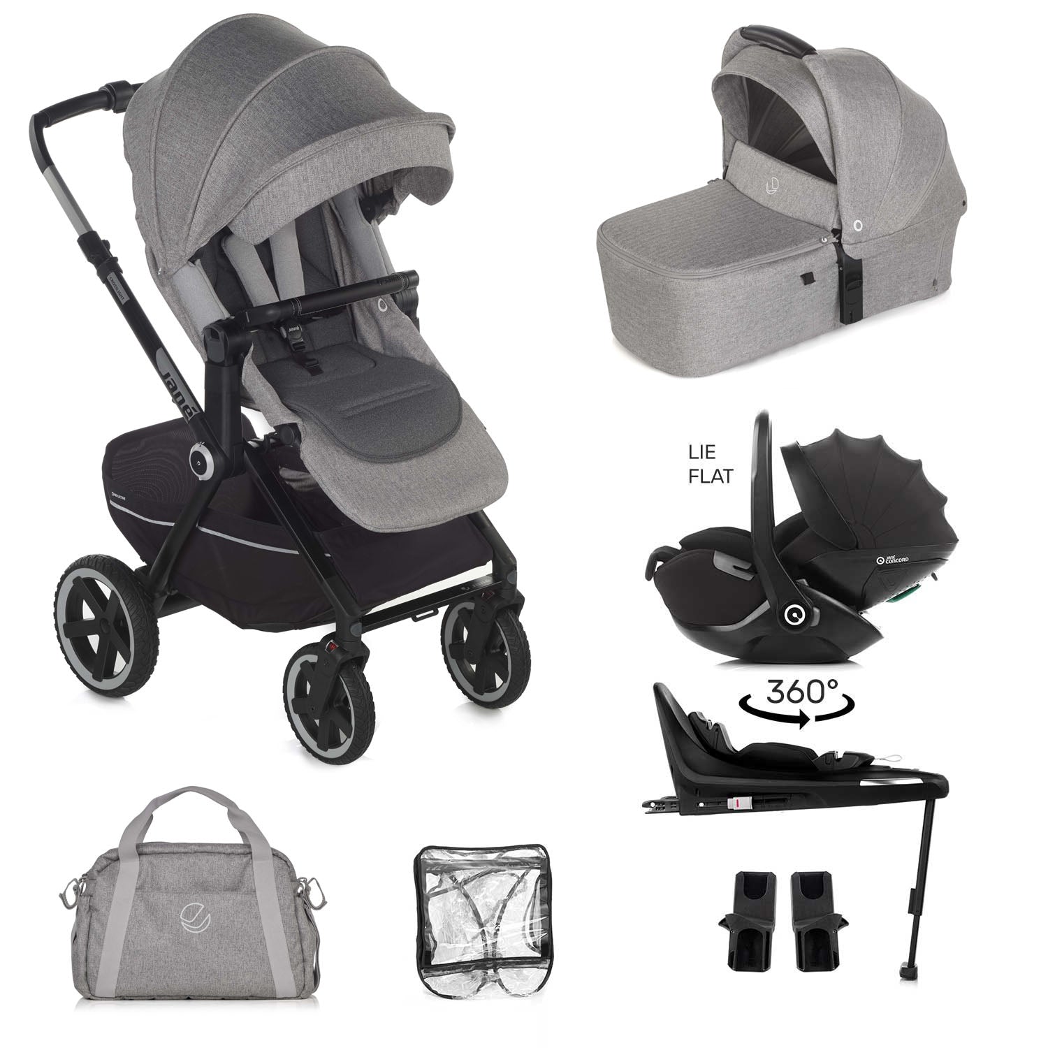 Jane Crosslight 3 + Kombibaby Travel System