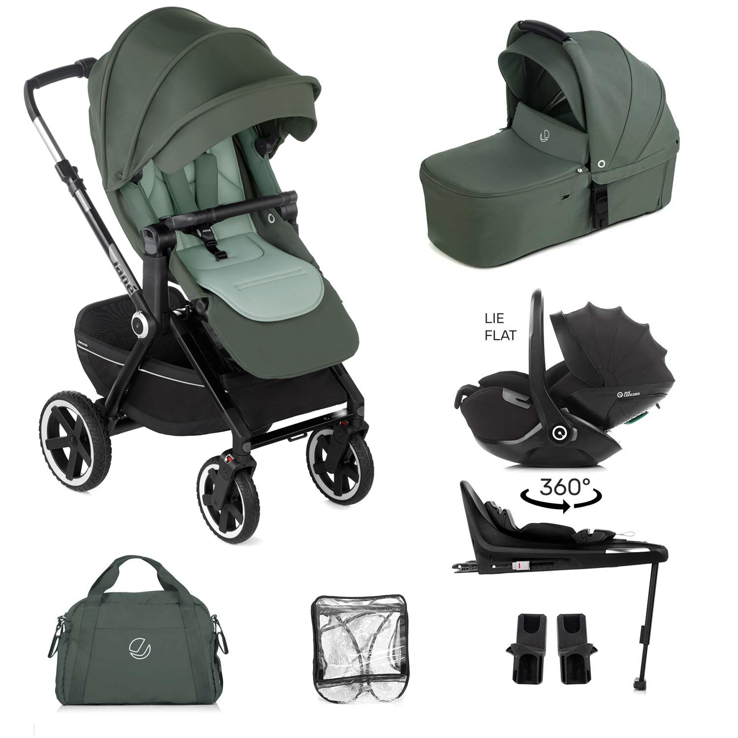Jane Crosslight 3 + Kombibaby Travel System