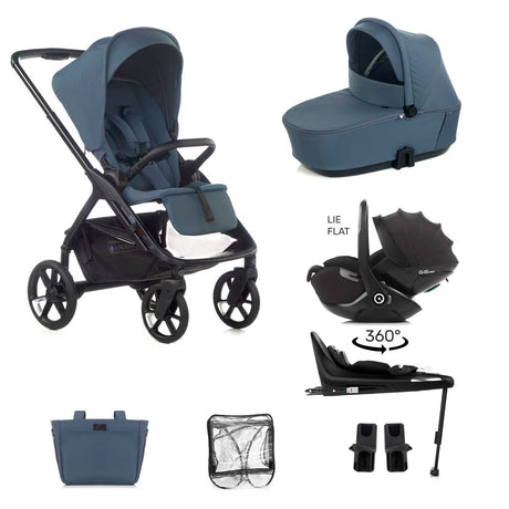 Jane Keep 3in1 + Sleep Carrycot + Kombibaby Lie-Flat 360 Baby Car Seat Bundle