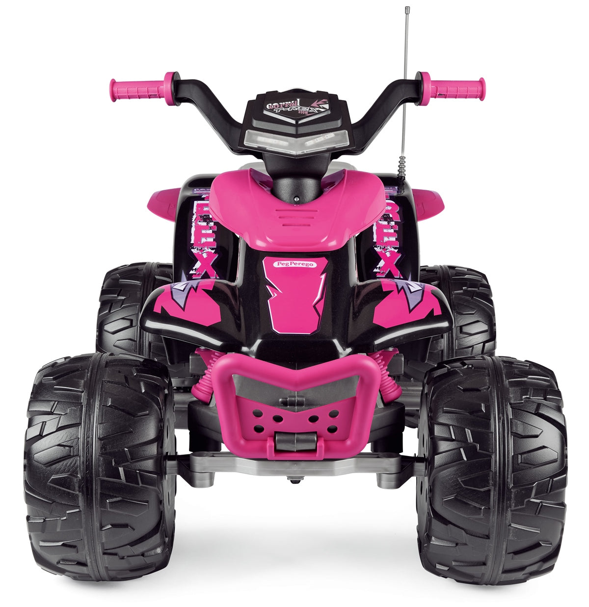 Peg Perego Corral T-Rex 330W 12 Volt Electric Quad, 3+ years, Pink