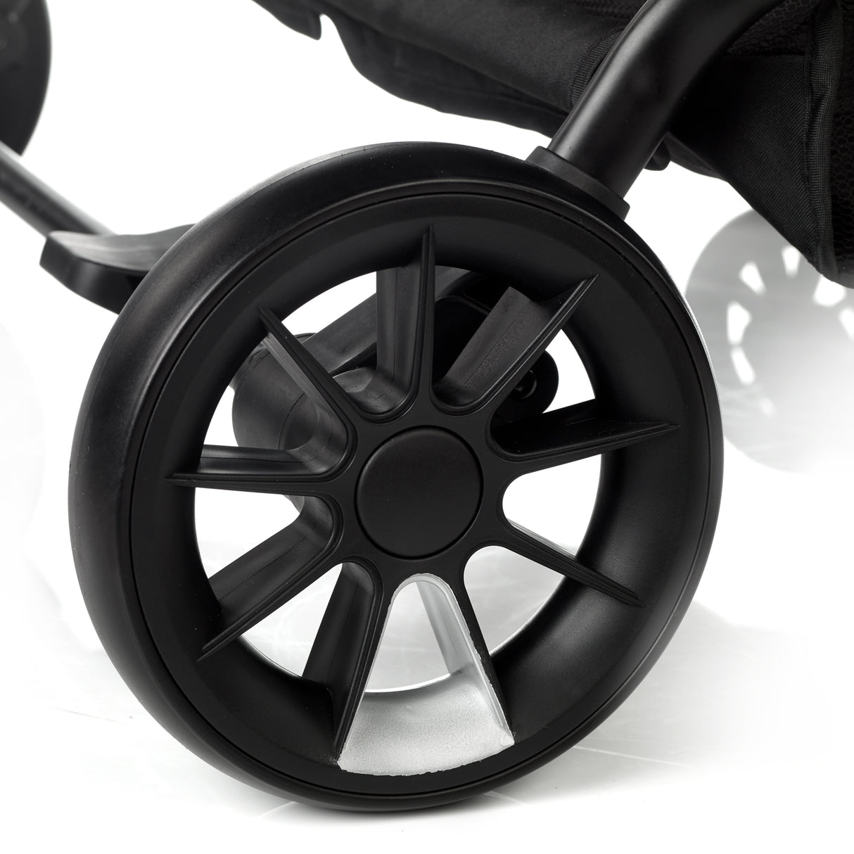 Twinside Twin Stroller + 1 Smart Carrycot, Coal