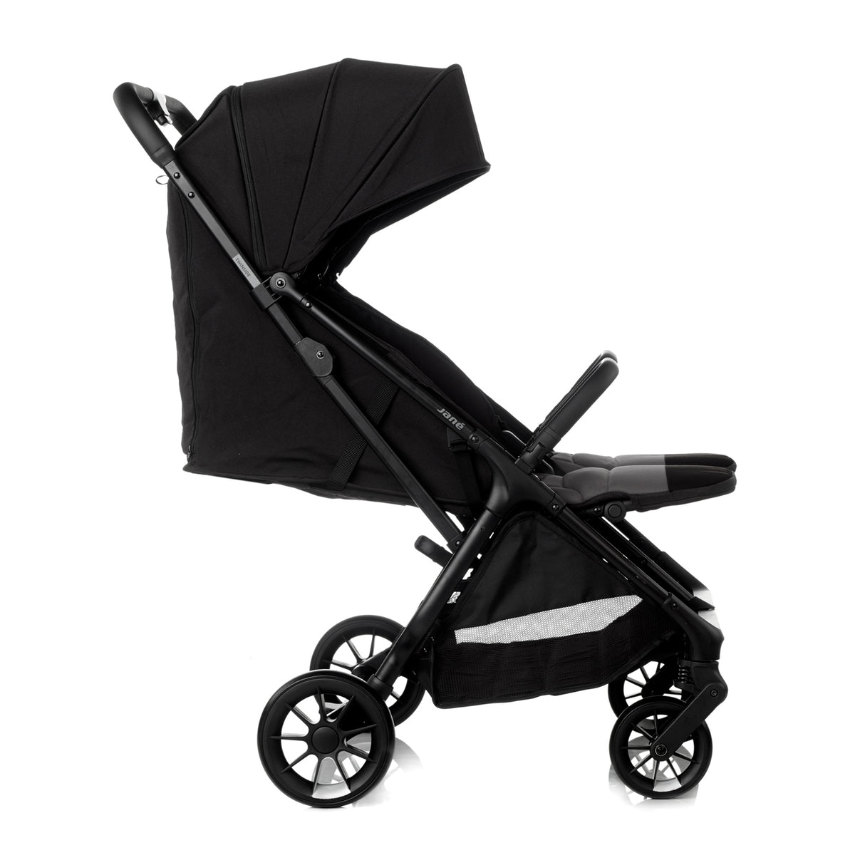 Twinside Twin Stroller + 1 Smart Carrycot, Coal
