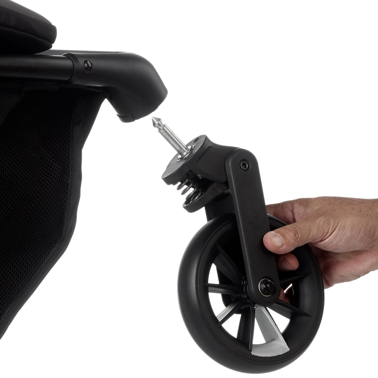 Twinside Twin Stroller + 1 Smart Carrycot, Coal