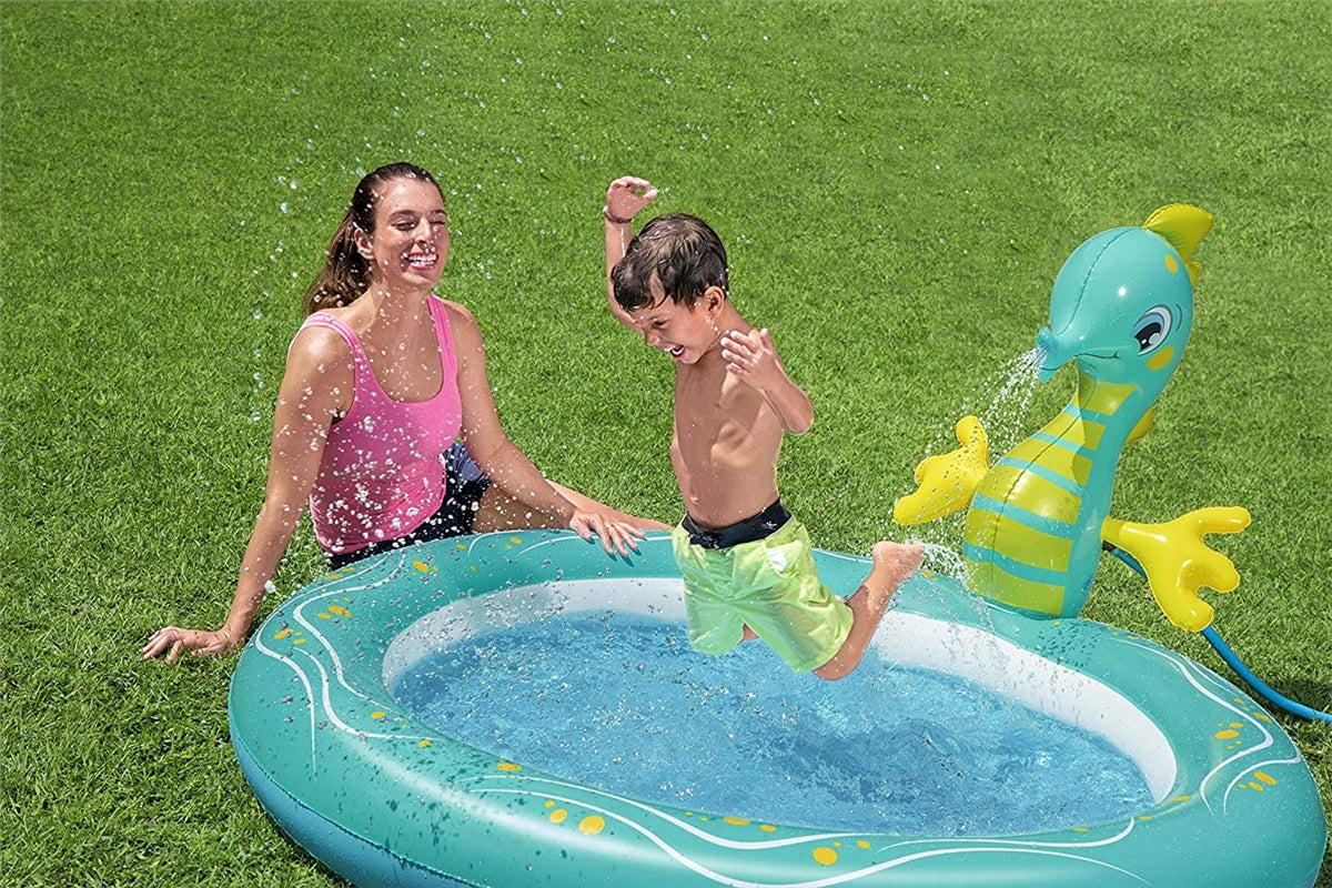Bestway Seahorse Sprinkler Paddling Pool