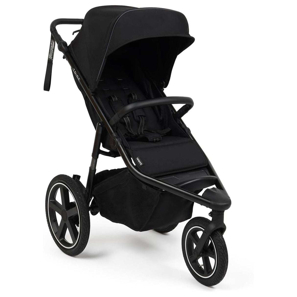Tribe All-Terrain Jogger Buggy – Birth to 22kg with Extending Canopy, Black