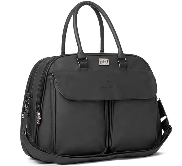 Bizzi Growin Baby Travel Crib and Changing Bag POD ® - Vegan Leather