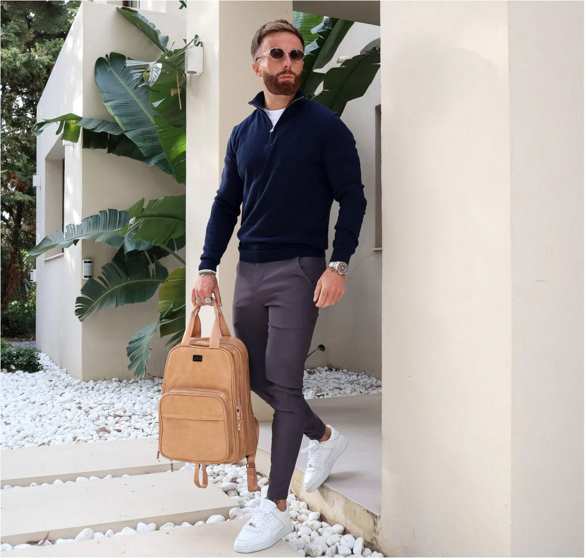 Bizzi Growin 2-in-1 Travel Bag & Baby Crib Vegan Leather - RucPOD ®