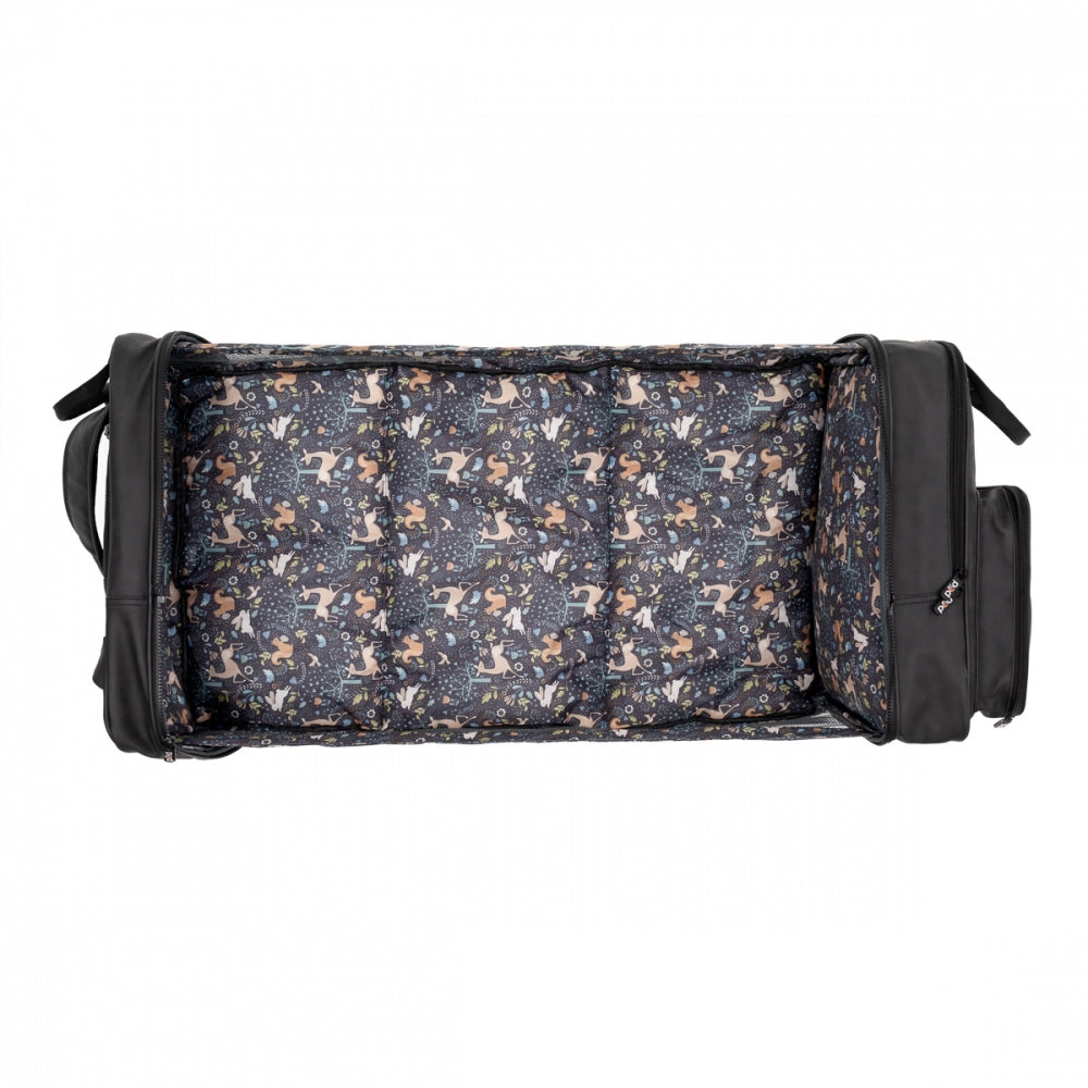 Bizzi Growin 2-in-1 Travel Bag & Baby Crib Vegan Leather - RucPOD ®