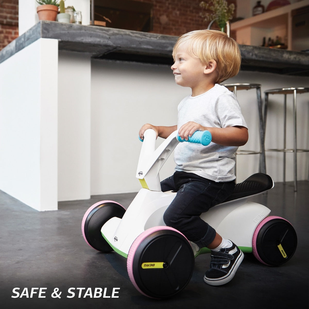 Berg GO Twirl Foot-to-Floor Ride-On Car, 10–30 Months, Turquoise