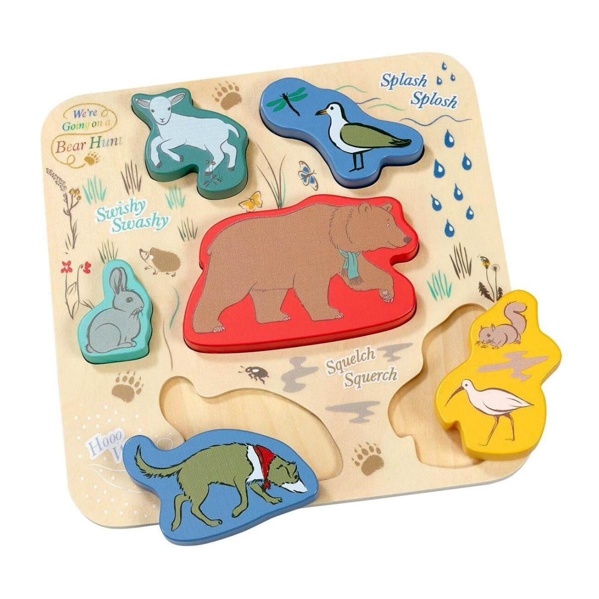 Rainbow Designs We Are Going On a Bear Hunt Wooden Shape Puzzle