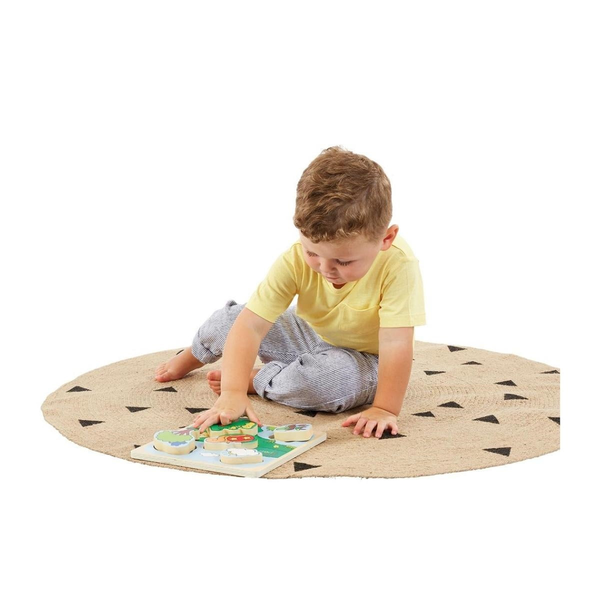 Rainbow Designs Spot Wooden Shape Puzzle