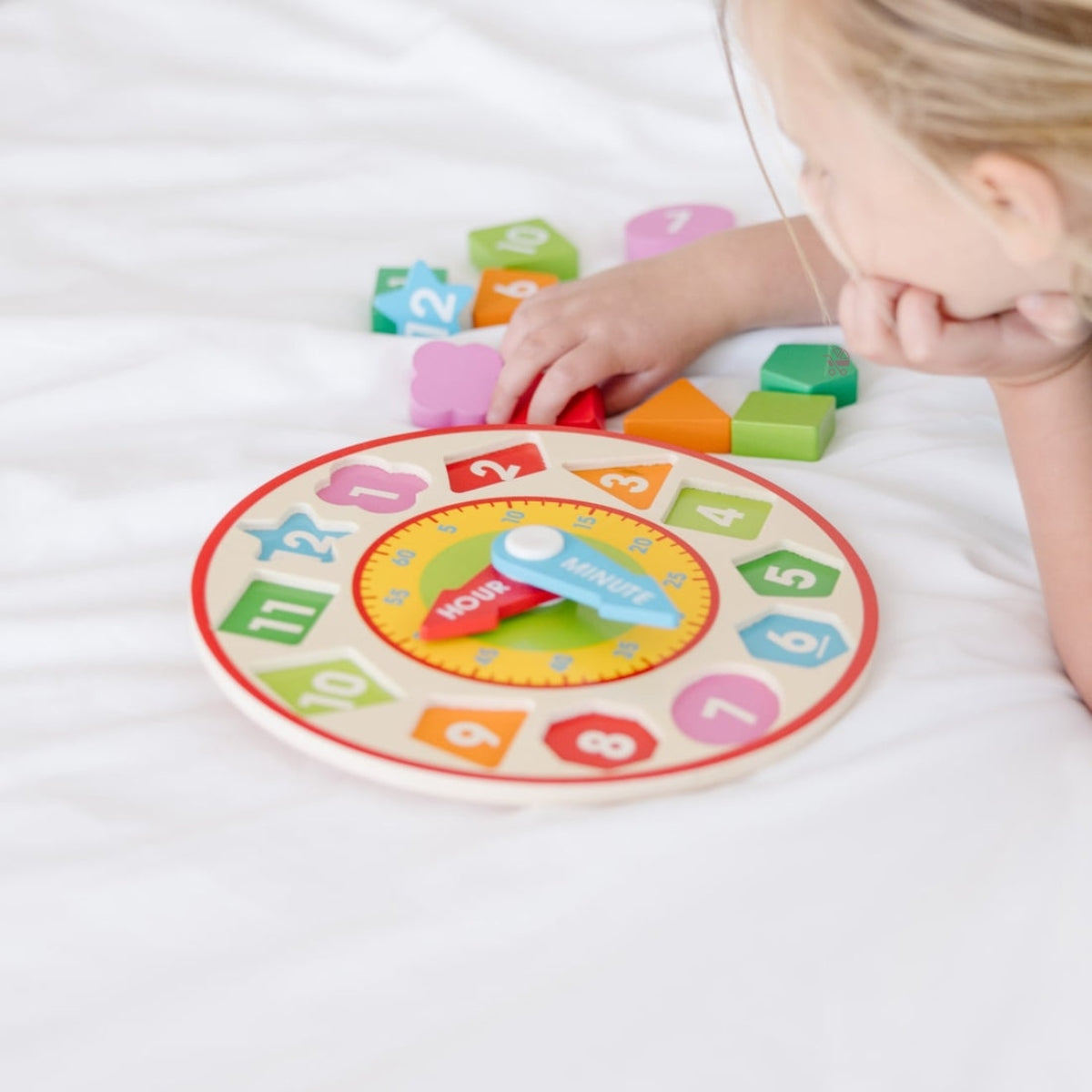 Melissa & Doug Shape Sorting Educational Clock
