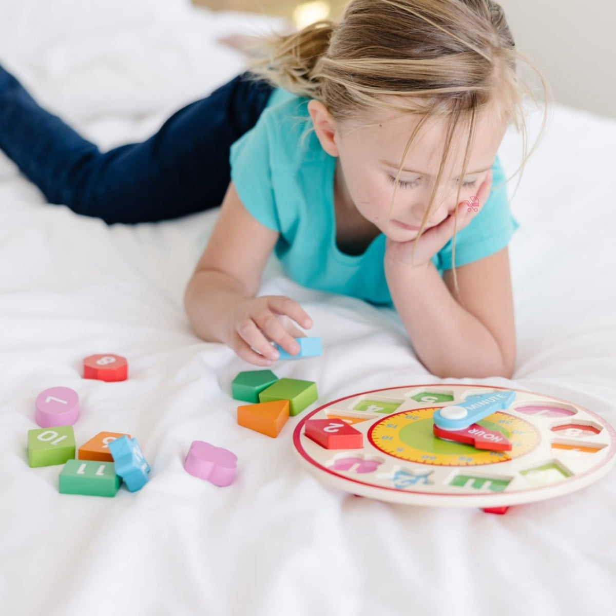 Melissa & Doug Shape Sorting Educational Clock