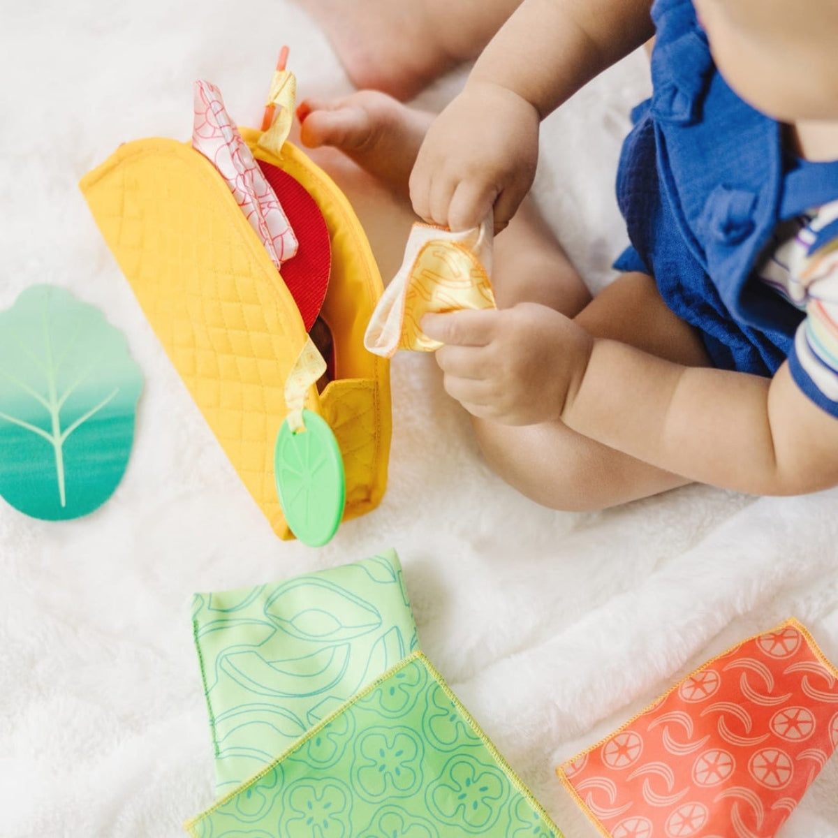 Melissa & Doug Touch & Feel Taco Soft Toy, 6 months+