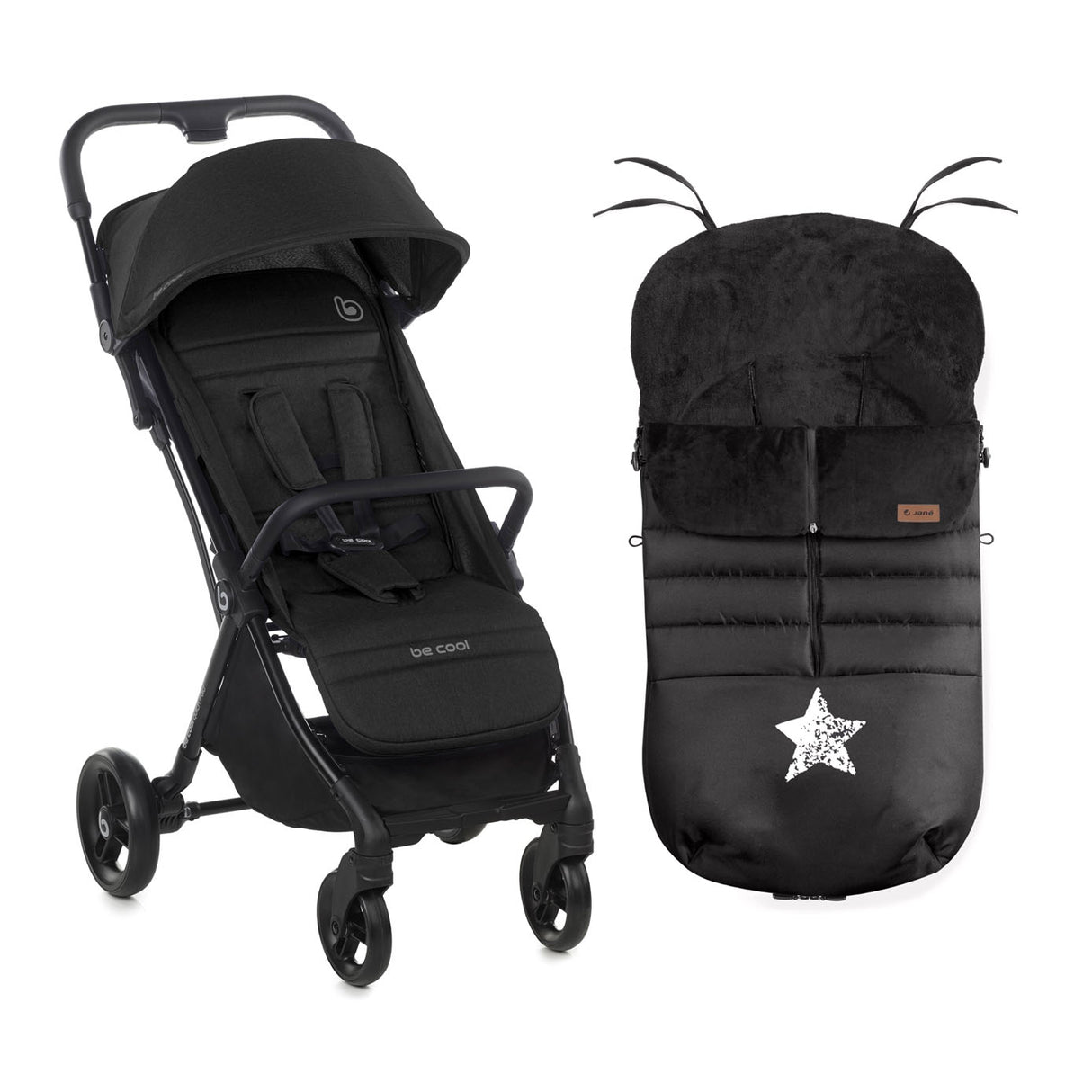 Be Cool Quick Fold Lightweight Pushchair – Compact Fold Stroller 0-22kg, 0-4 years