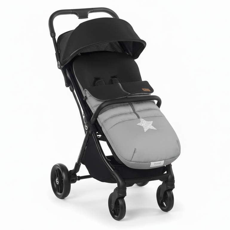 Be Cool Quick Fold Lightweight Pushchair – Compact Fold Stroller 0-22kg, 0-4 years