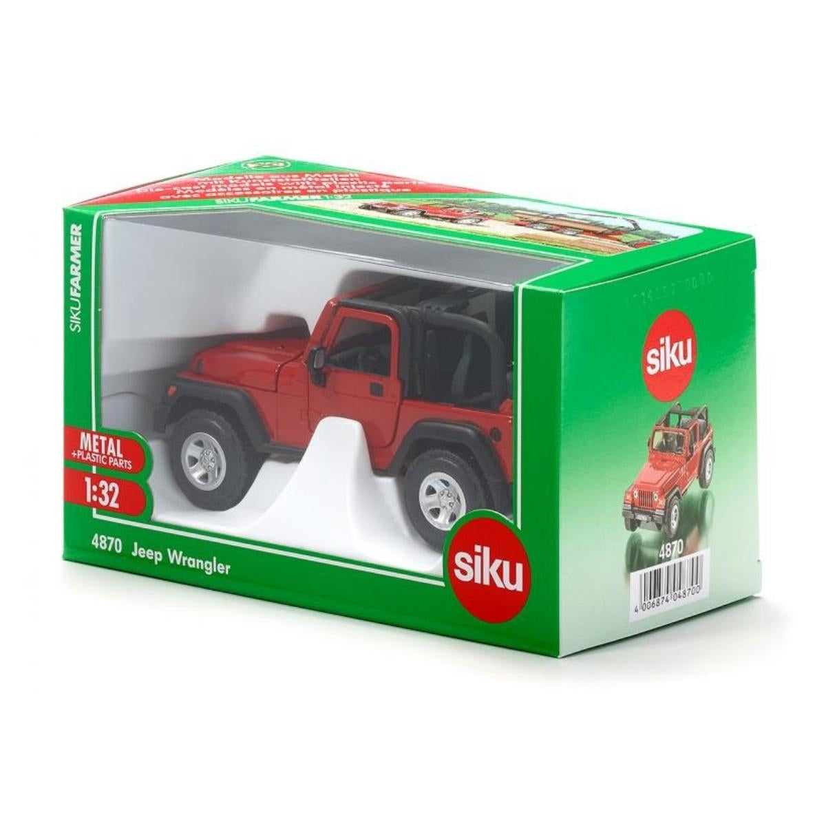 Siku 4870, Jeep Wrangler Off-Road Vehicle, 1:32 scale