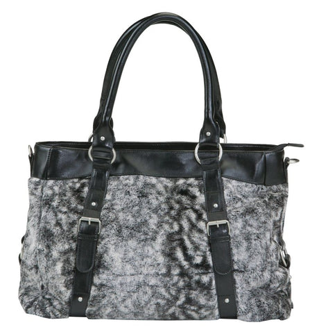 Jane Faux Leather & Fur Changing Bag