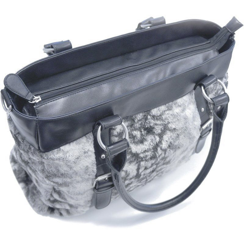 Jane Faux Leather & Fur Changing Bag