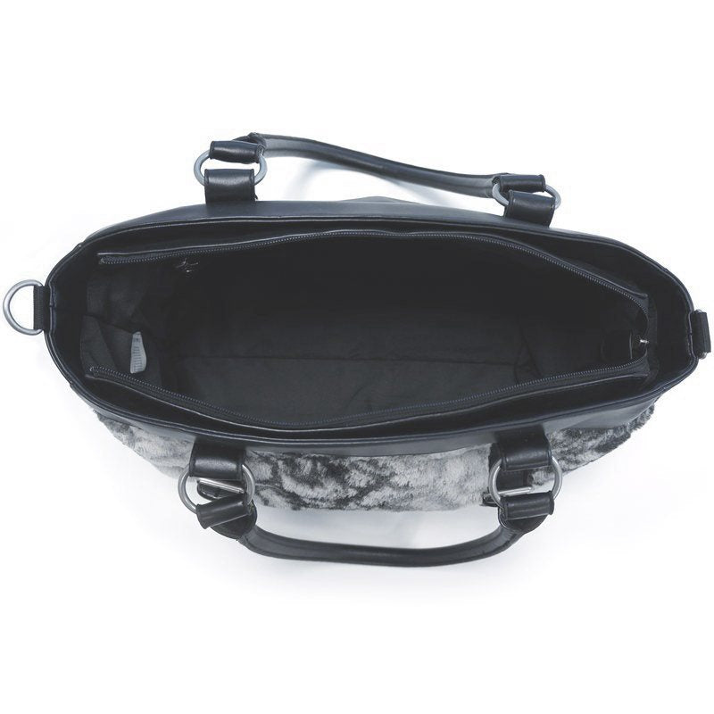 Jane Faux Leather & Fur Changing Bag