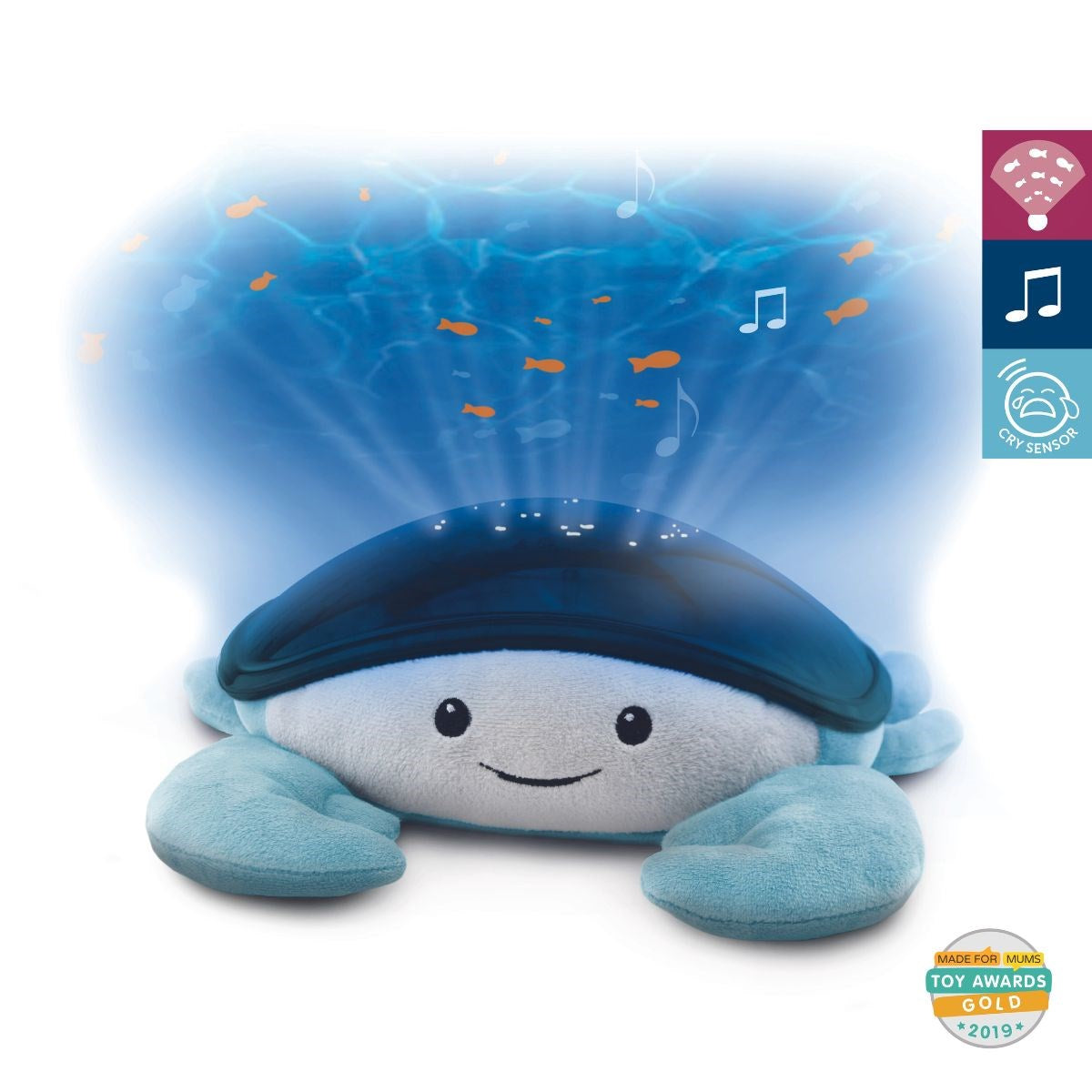 Zazu Cody The Crab - Ocean Projector with Moving Projection and Soothing Melodies