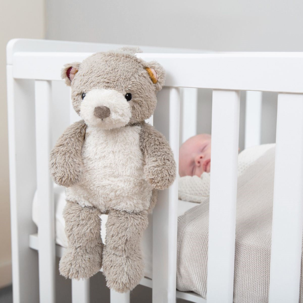 ZAZU Bruno the Bear, Baby Sleep Shusher with Light, Sound, and Voice Recording