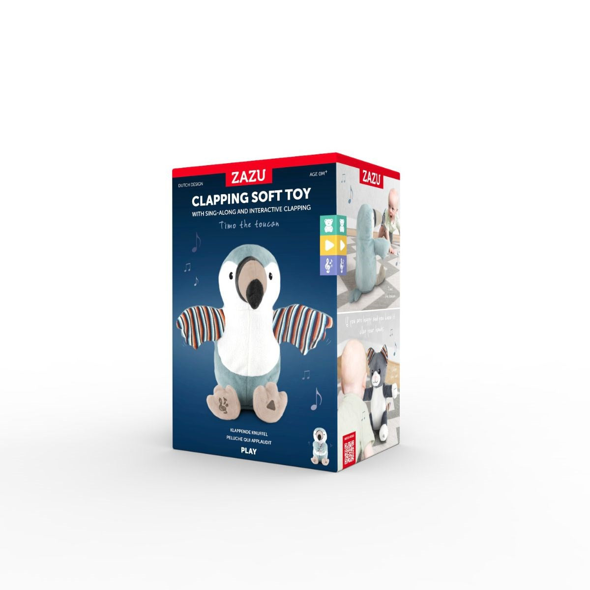 Zazu Timo the Toucan, Clapping Soft Toy