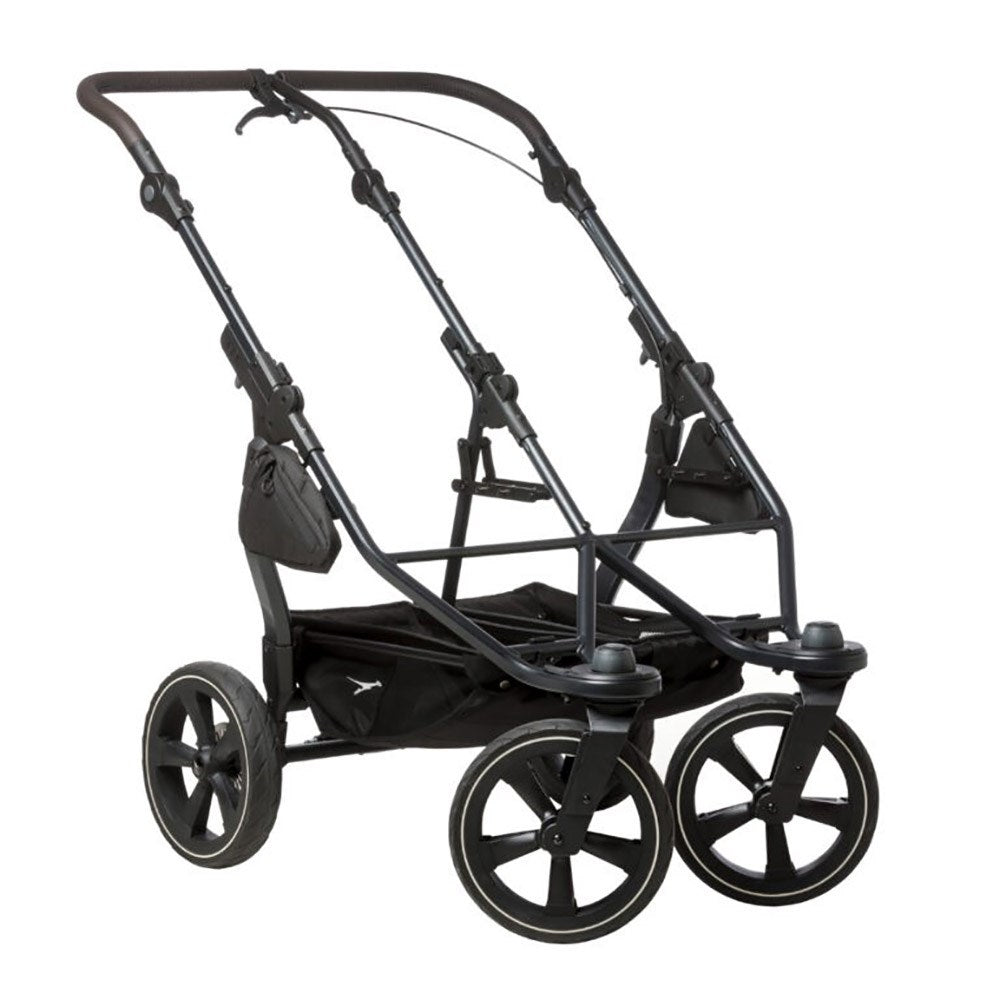 TFK Duo 2 Double Pushchair with 2 Combi Units – All-Terrain Twin from Birth to 3 Years