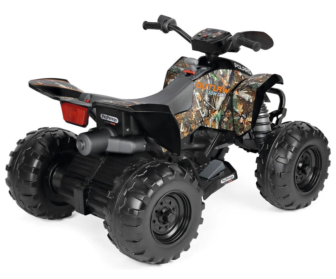 Peg Perego Polaris Outlaw 330W CAMO Electric Quad, From 3 years, 12V