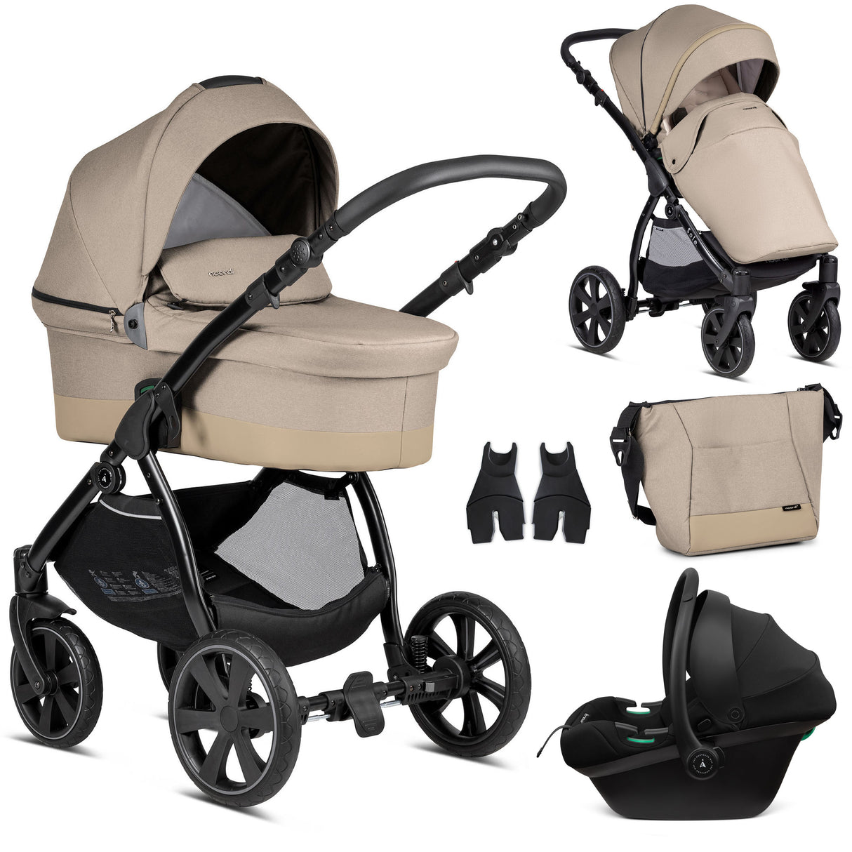 Noordi Sole Go 3in1 Travel System with Terra i-Size Car Seat