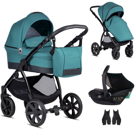 Noordi Sole Go 3in1 + Travel Carrier Car Seat, Teal