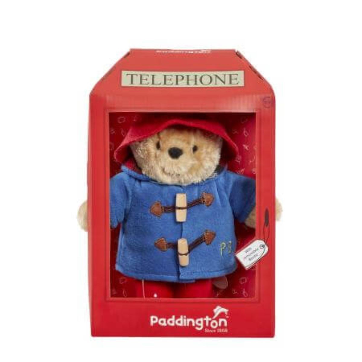 Rainbow Designs Classic Paddington Bear with Boots in Phone Box
