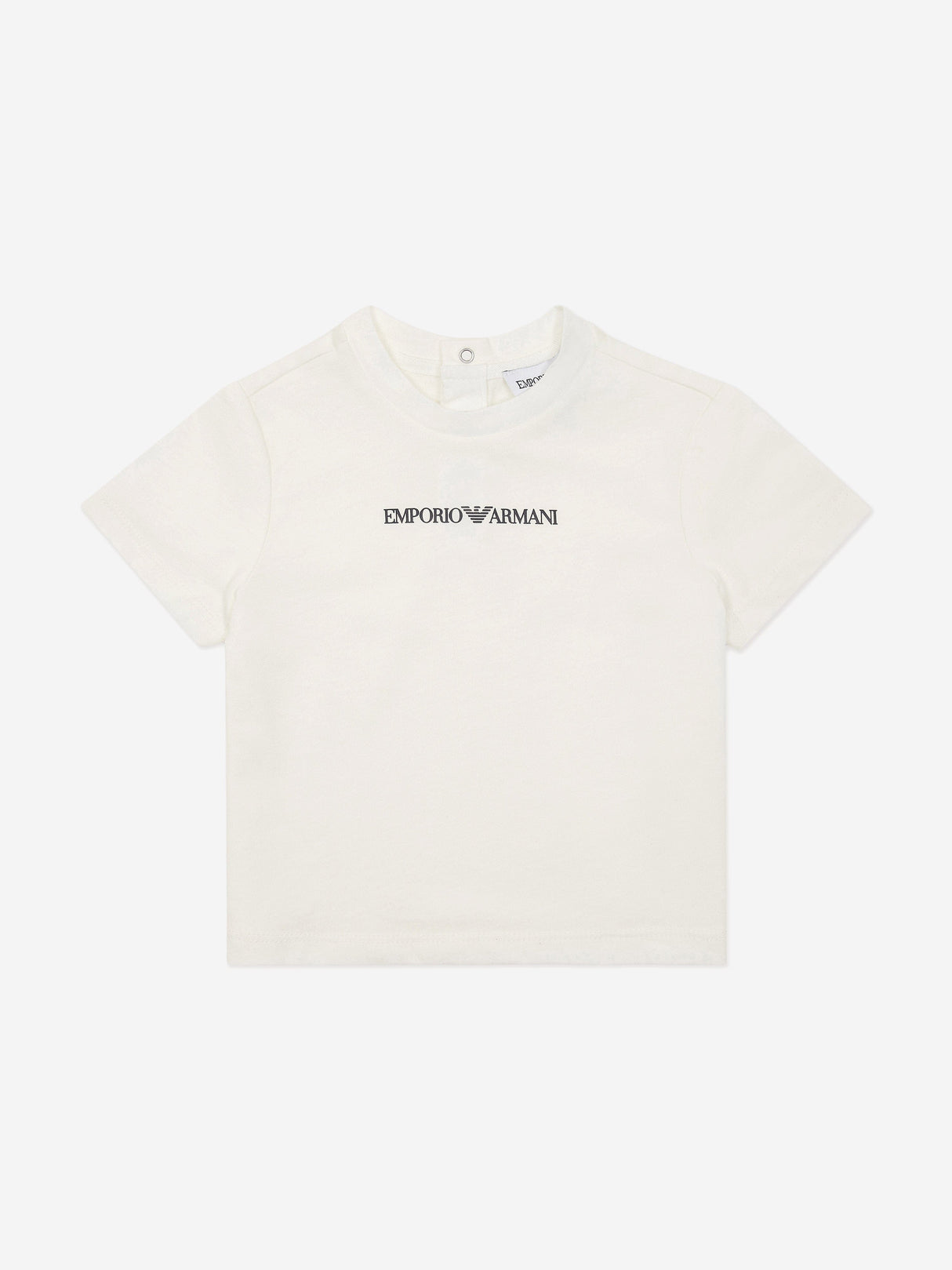 Emporio Armani Baby Boys Essential T-Shirt in White