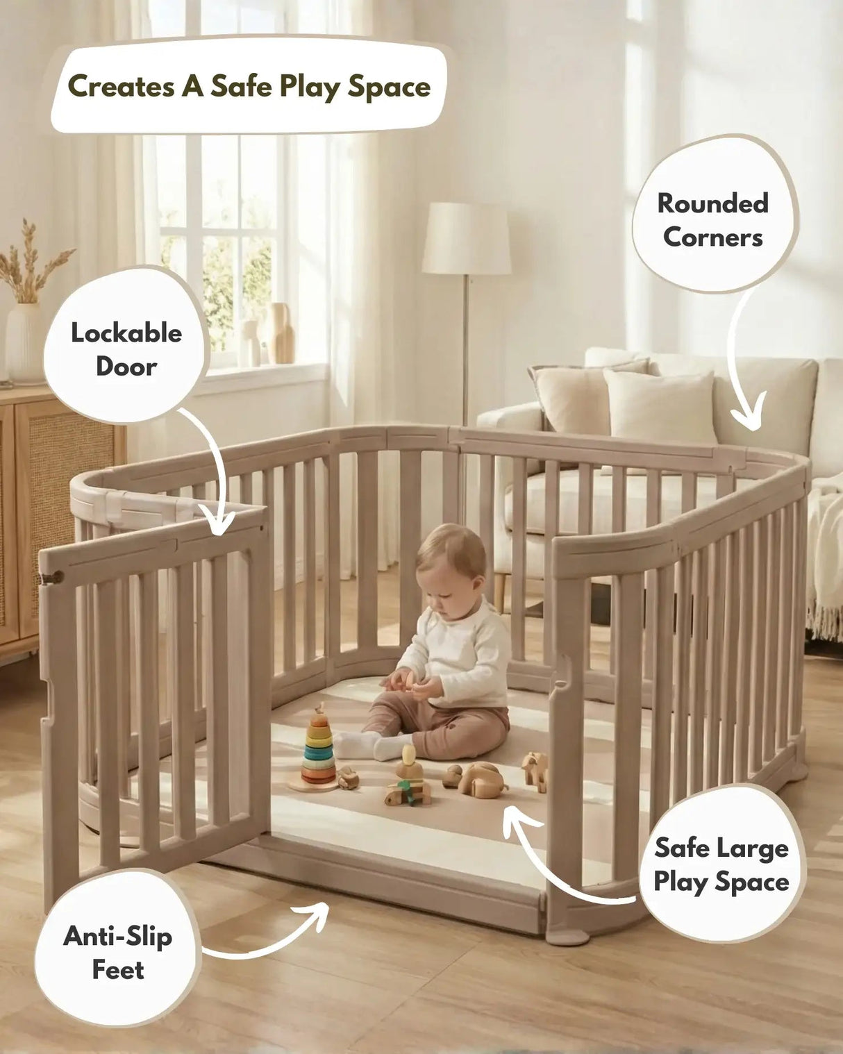 All Stars Playpen - Beige