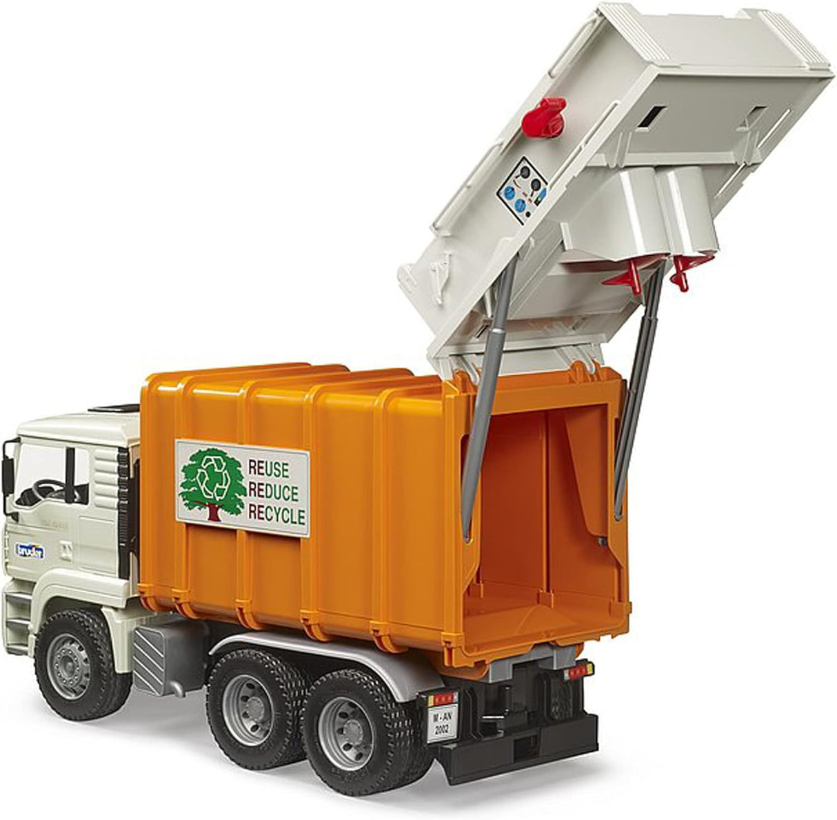 Bruder MAN TGS Rear Loading Garbage Truck, Scale 1:16
