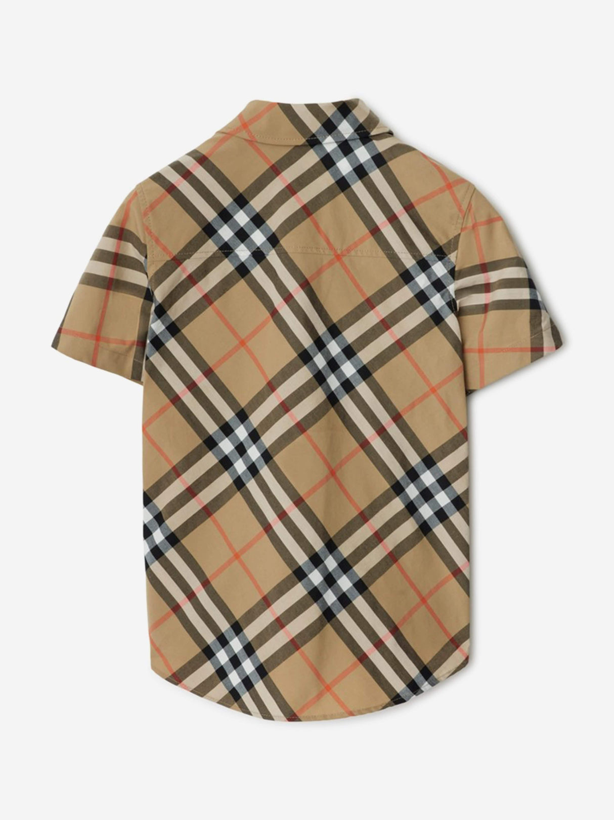 Burberry Boys Owen Essential Shirt in Beige