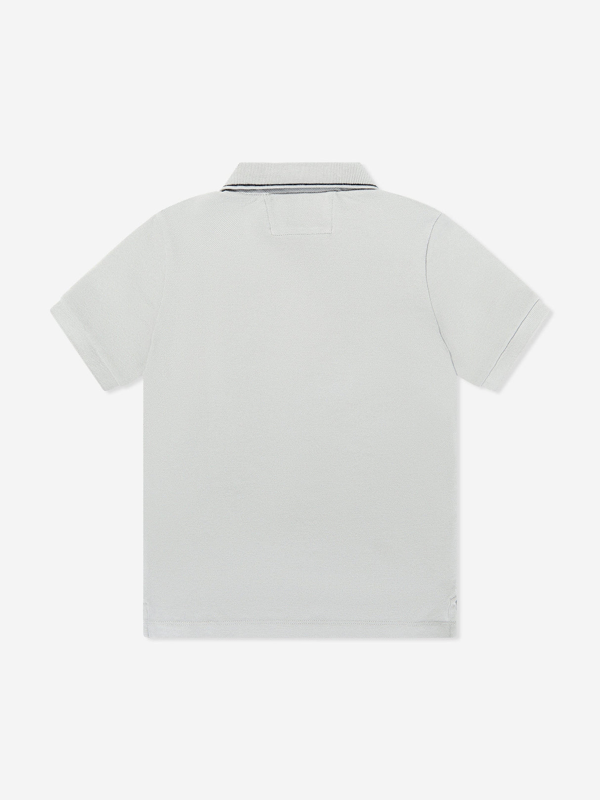 C.P. Company Boys Logo Polo Shirt in Grey