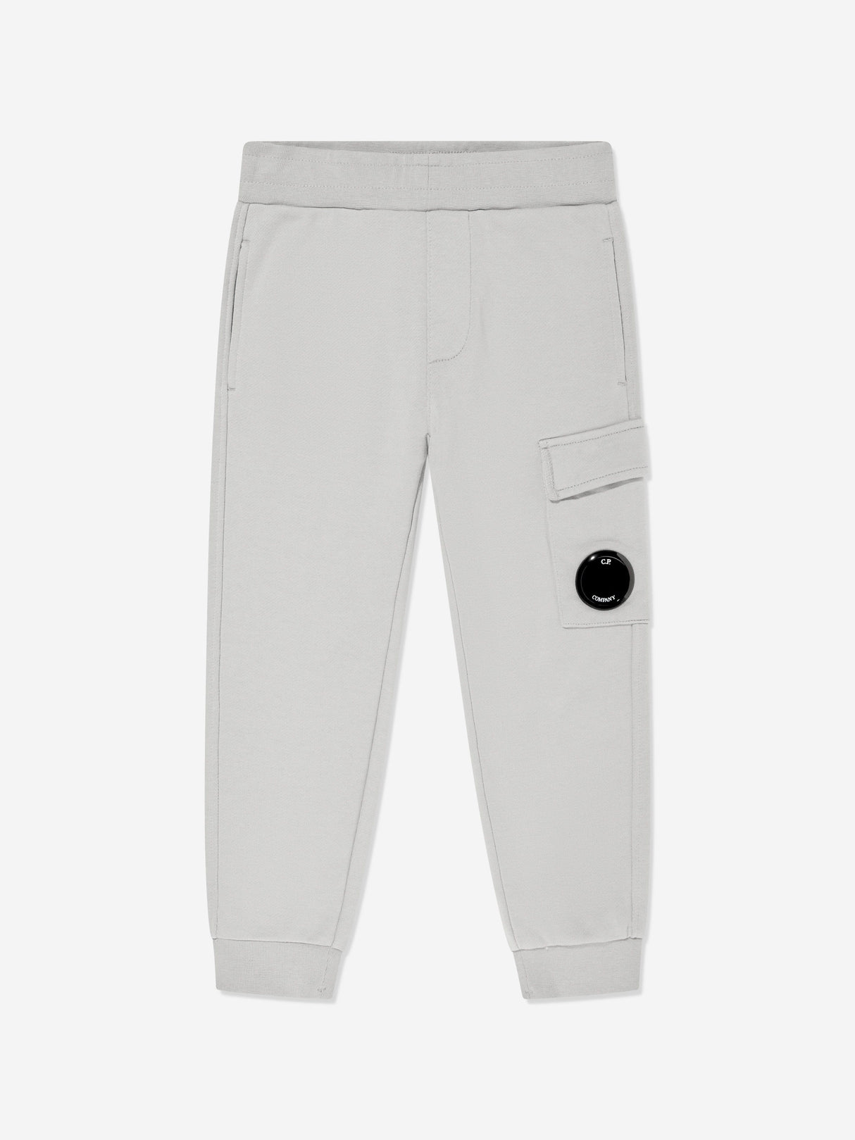 C.P. Company Boys Cargo Lens Joggers in Grey