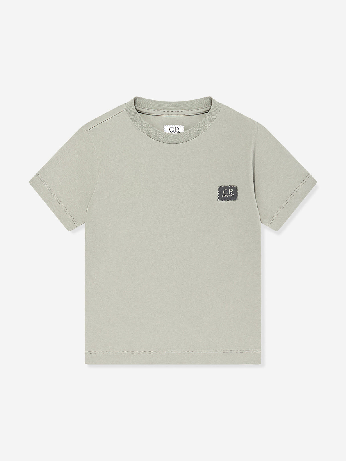 C.P. Company Boys Logo T-Shirt in Grey