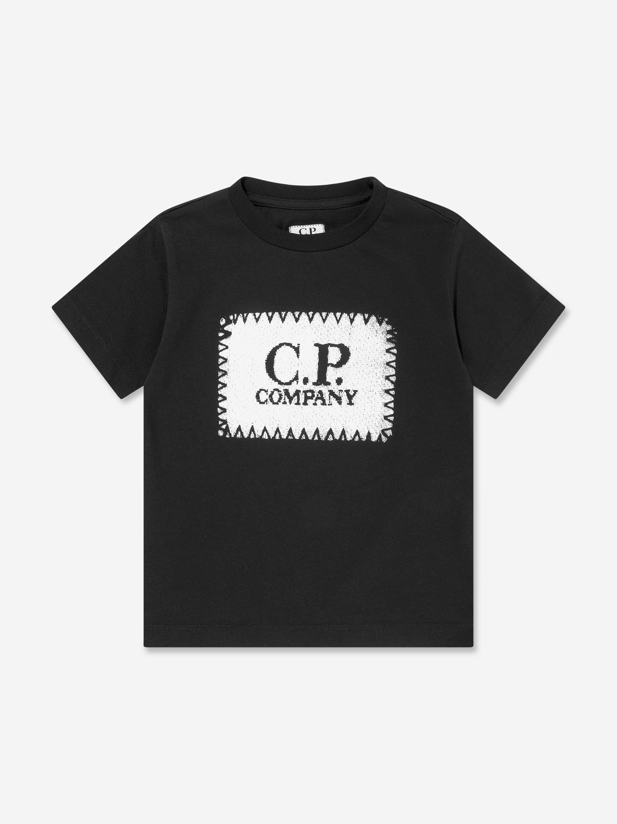 C.P. Company Boys Logo T-Shirt in Black