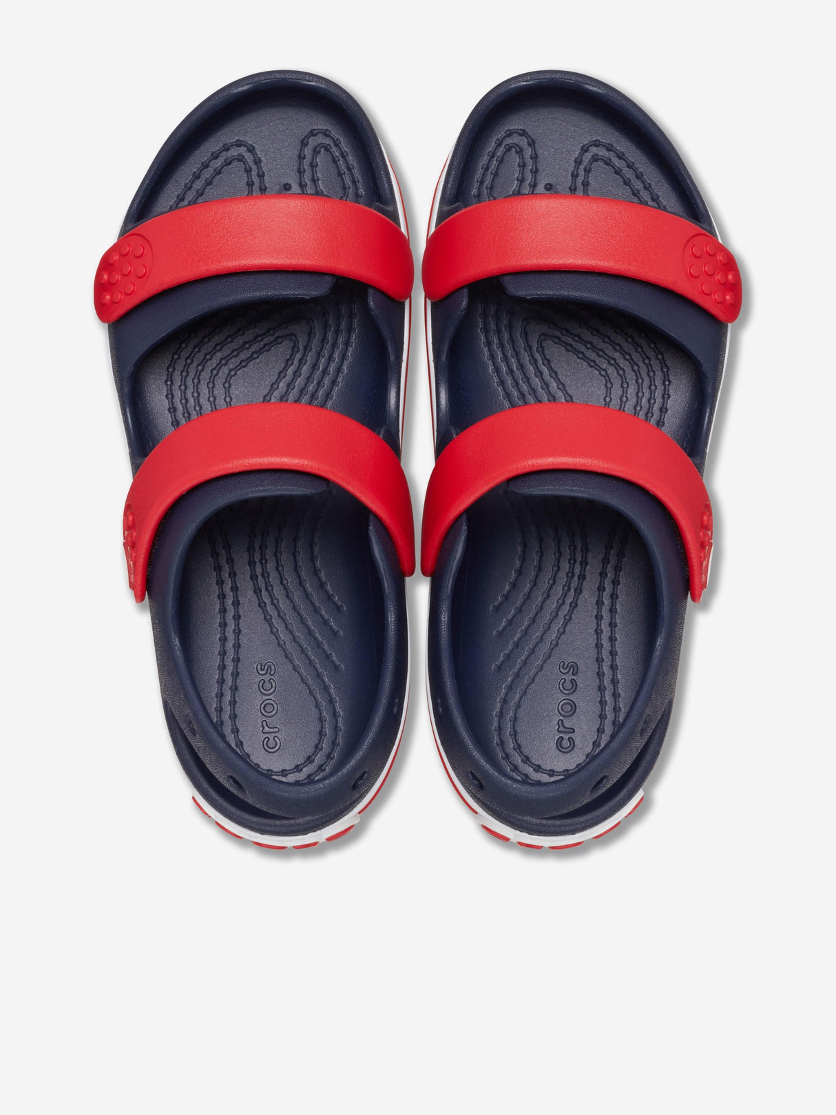 Crocs Kids Crocband Cruiser Sandal in Navy