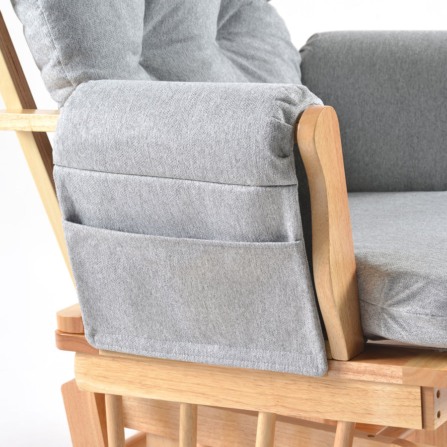 Johnston's Brompton Baby Nursing Glider & Footstool