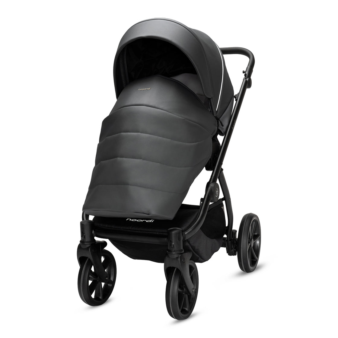 Noordi Fjordi V2 Leather 3in1 with Travel Carrier Car Seat - Shadow Grey (OPEN BOX)
