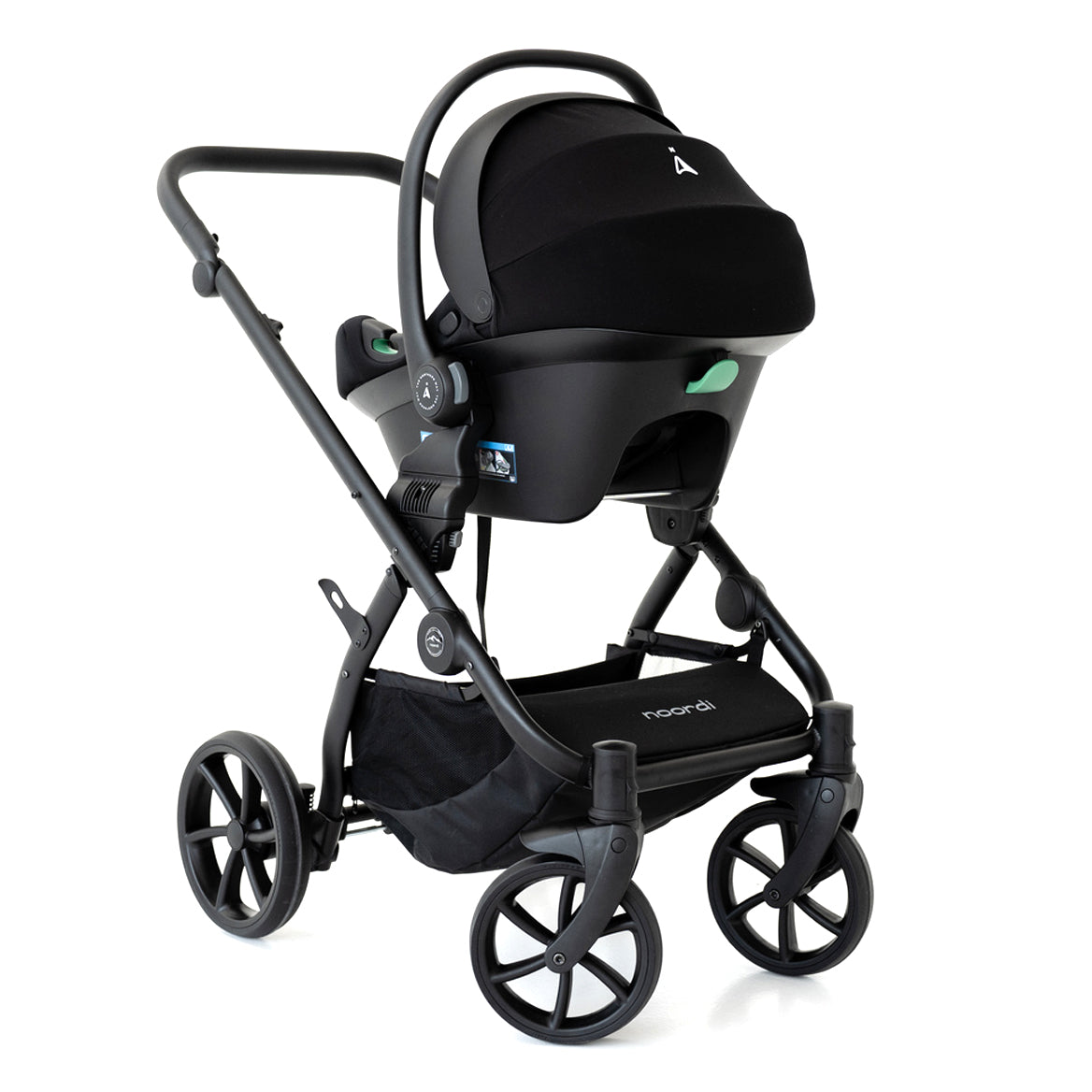 Noordi Fjordi V2 2in1 Pushchair with ThermoCot™ Carrycot, Emerald Green
