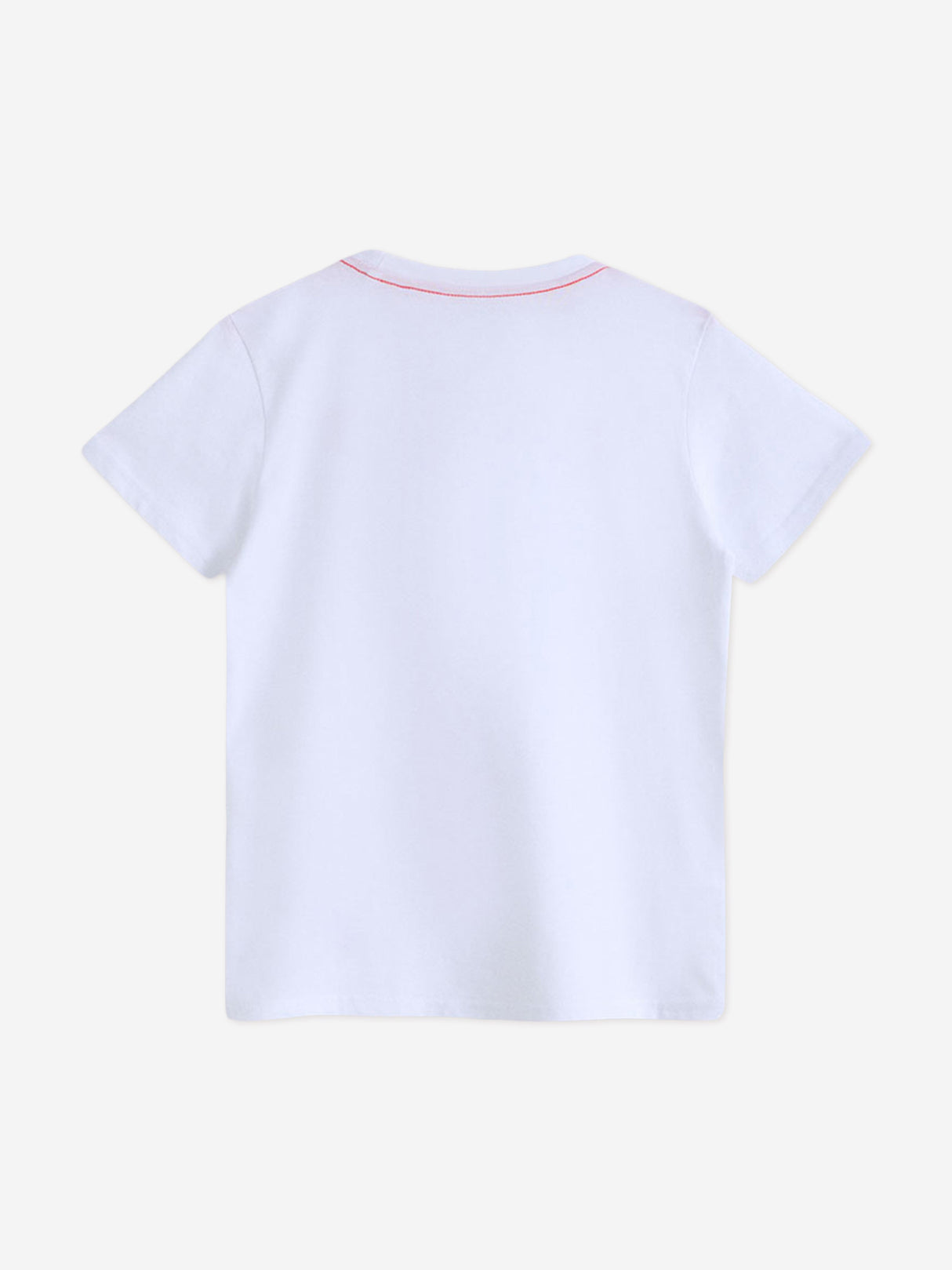 Guess Boys Logo Print T-Shirt in White