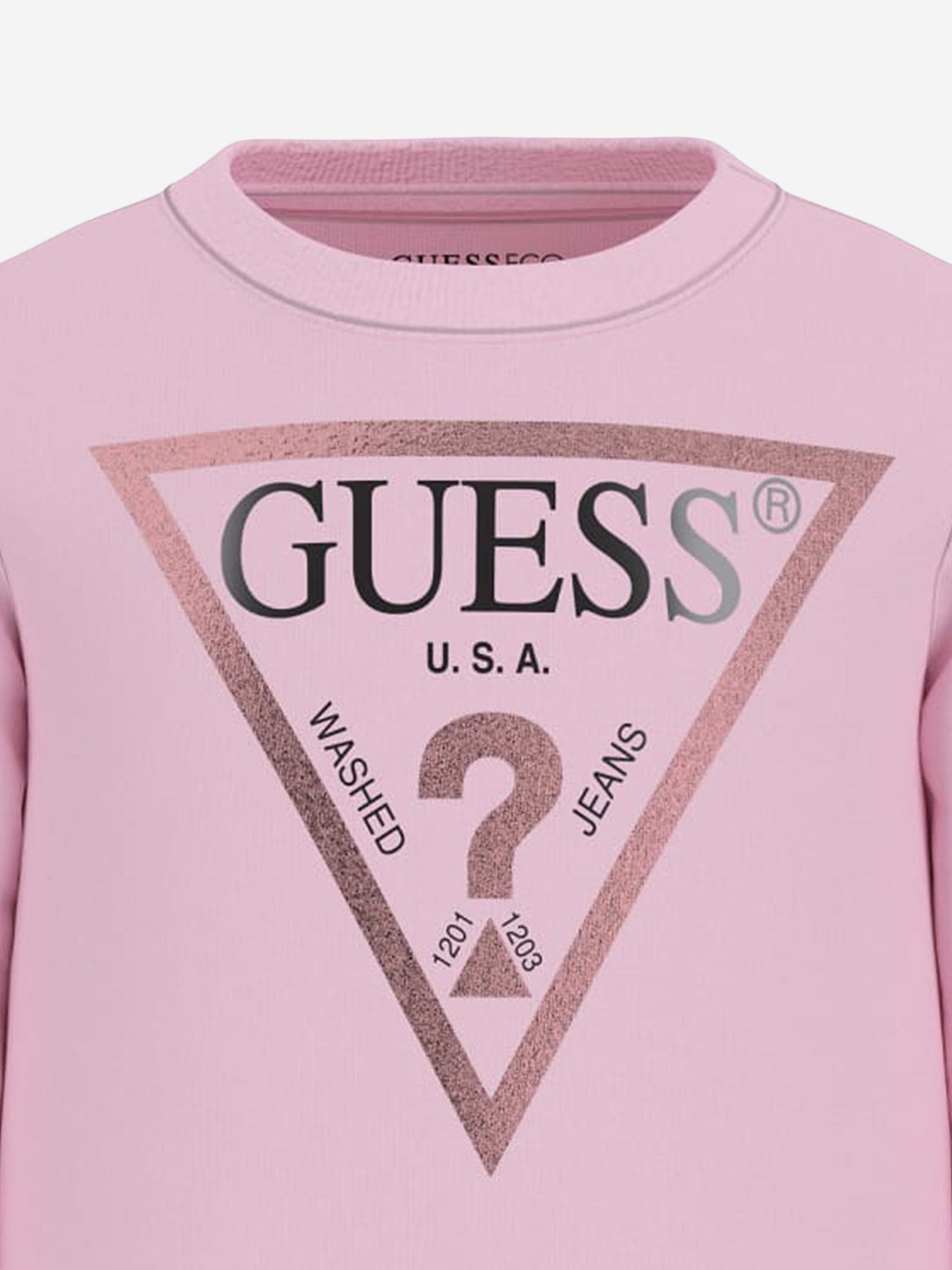 Guess Girls Logo Sweatshirt in Pink