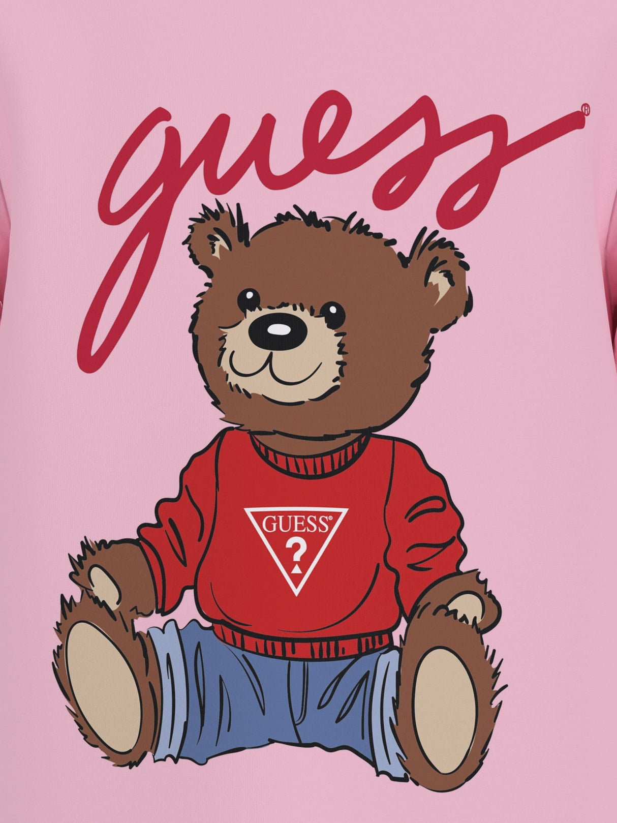 Guess Girls Teddy Bear T-Shirt in Pink