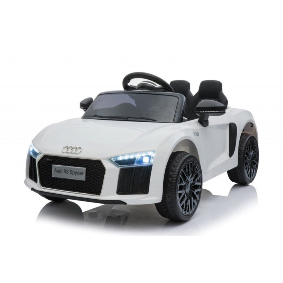 Audi R8 Spyder 12V Electric Ride On - White