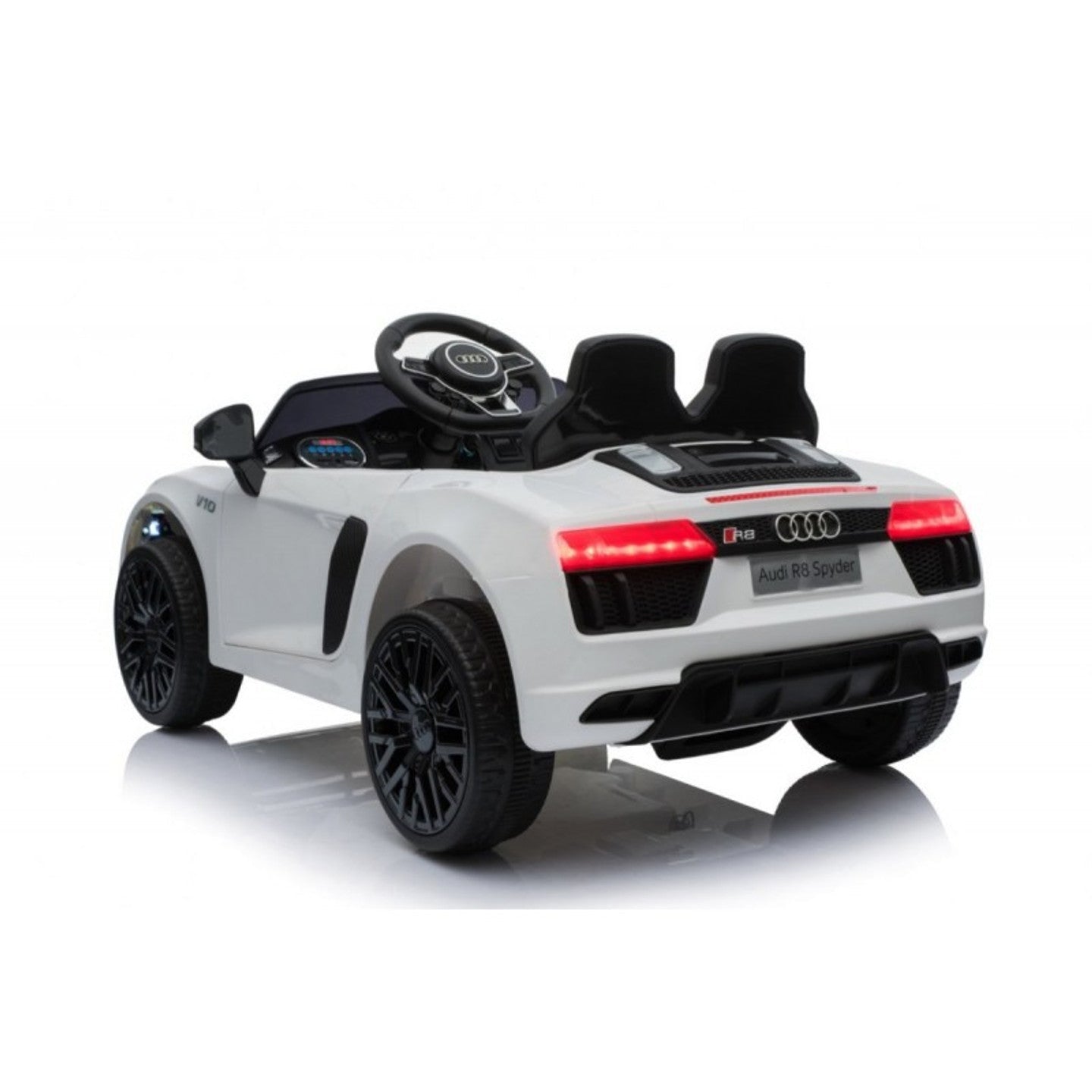 Audi R8 Spyder 12V Electric Ride On - White